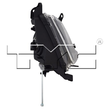 Tyc Tyc Capa Certified Fog Light Assembly, 19-6107-00-9 19-6107-00-9